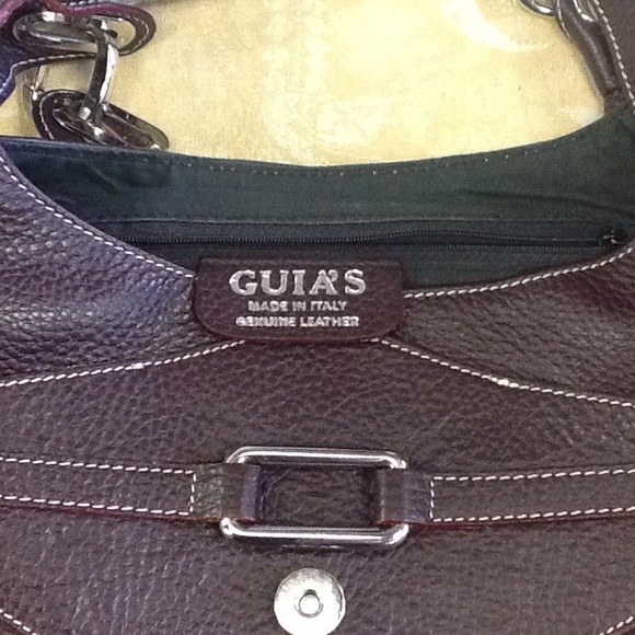 🆑Raisin colored Italian Leather Purse - Picture 5 of 10